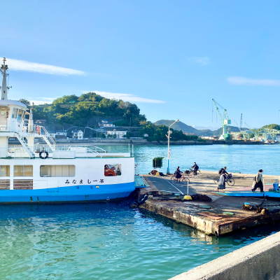港から見た船の風景